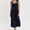 Threadbare Oak Flutter - Blousejurk - Navy -eleanor & daniel 7bcdebddca464158a90ddd12ac733398