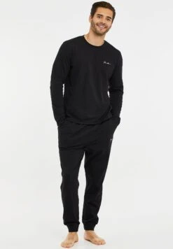 Threadbare Thb Lw Scoop Pj - Pyjama - Black