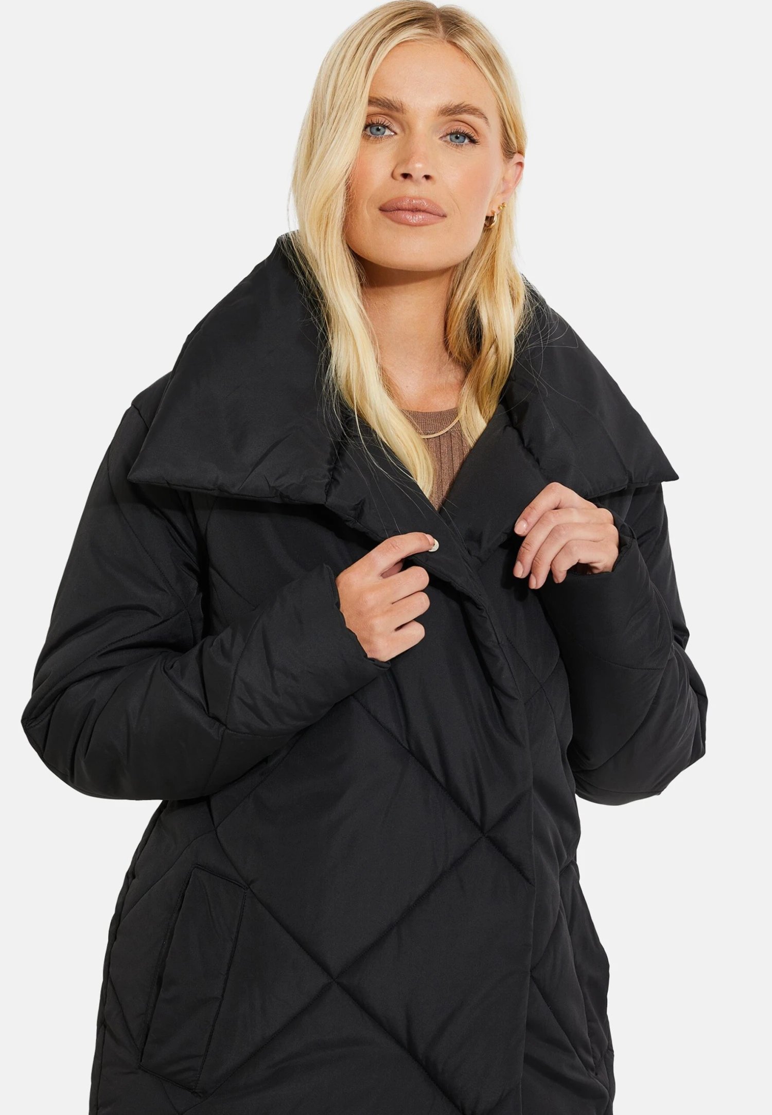 Threadbare Peridot Quilted Puffer - Winterjas - Black 6 Threadbare Peridot Quilted Puffer - Winterjas - Black - Afbeelding 4