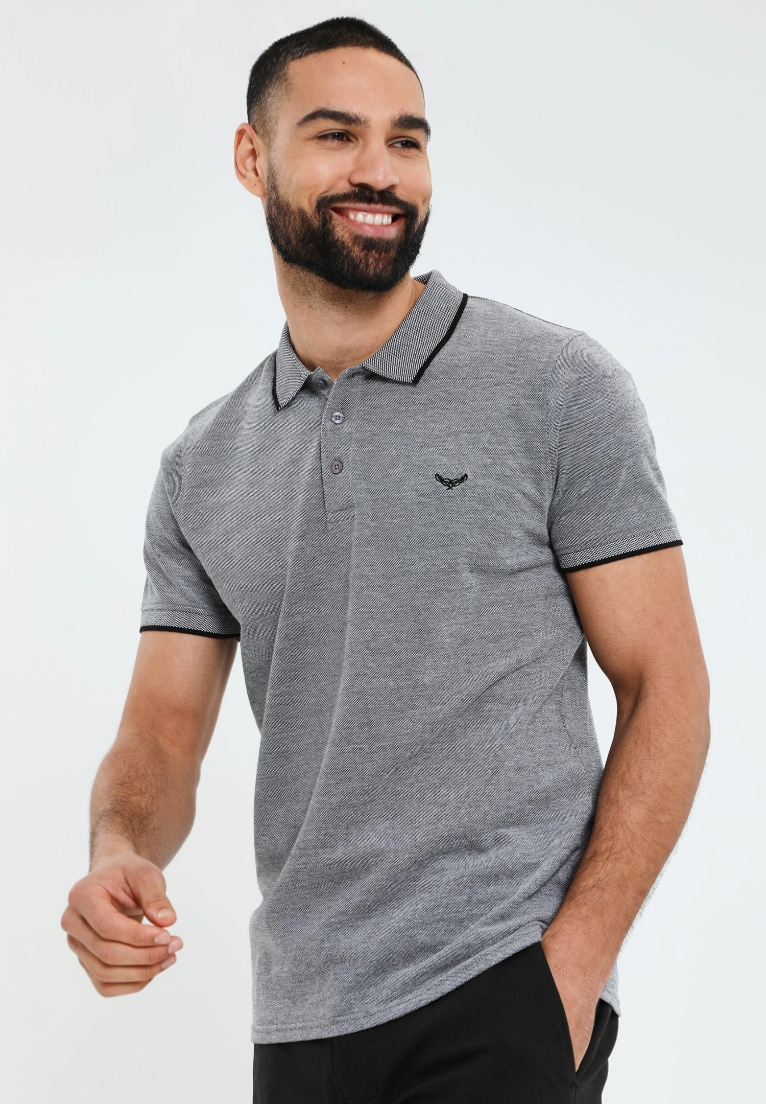 Threadbare Thb Kincaid - Poloshirt - Grey Marl 3 Threadbare Thb Kincaid - Poloshirt - Grey Marl