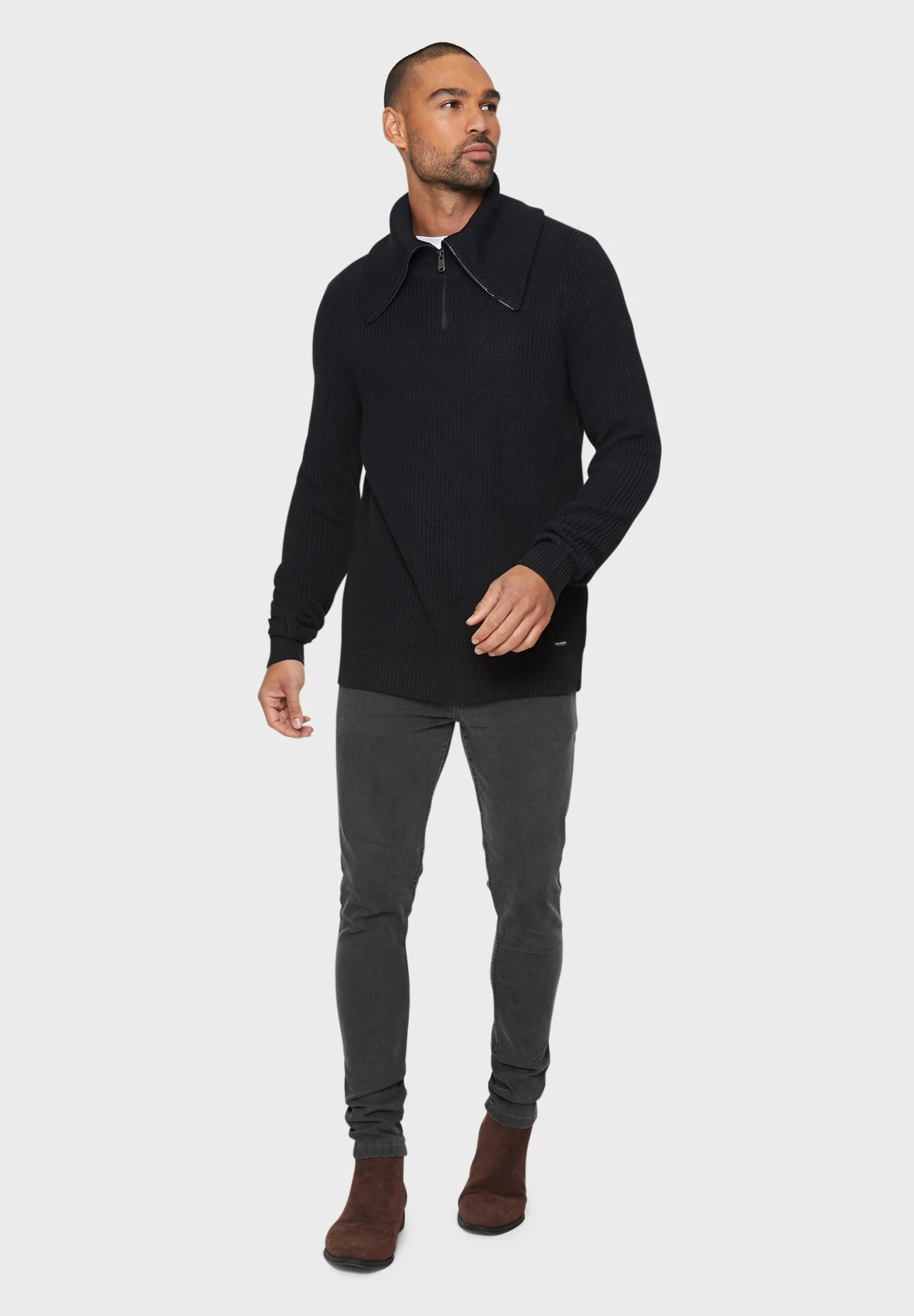 Threadbare Francis - Trui - Jet Black 4 Threadbare Francis - Trui - Jet Black - Afbeelding 2