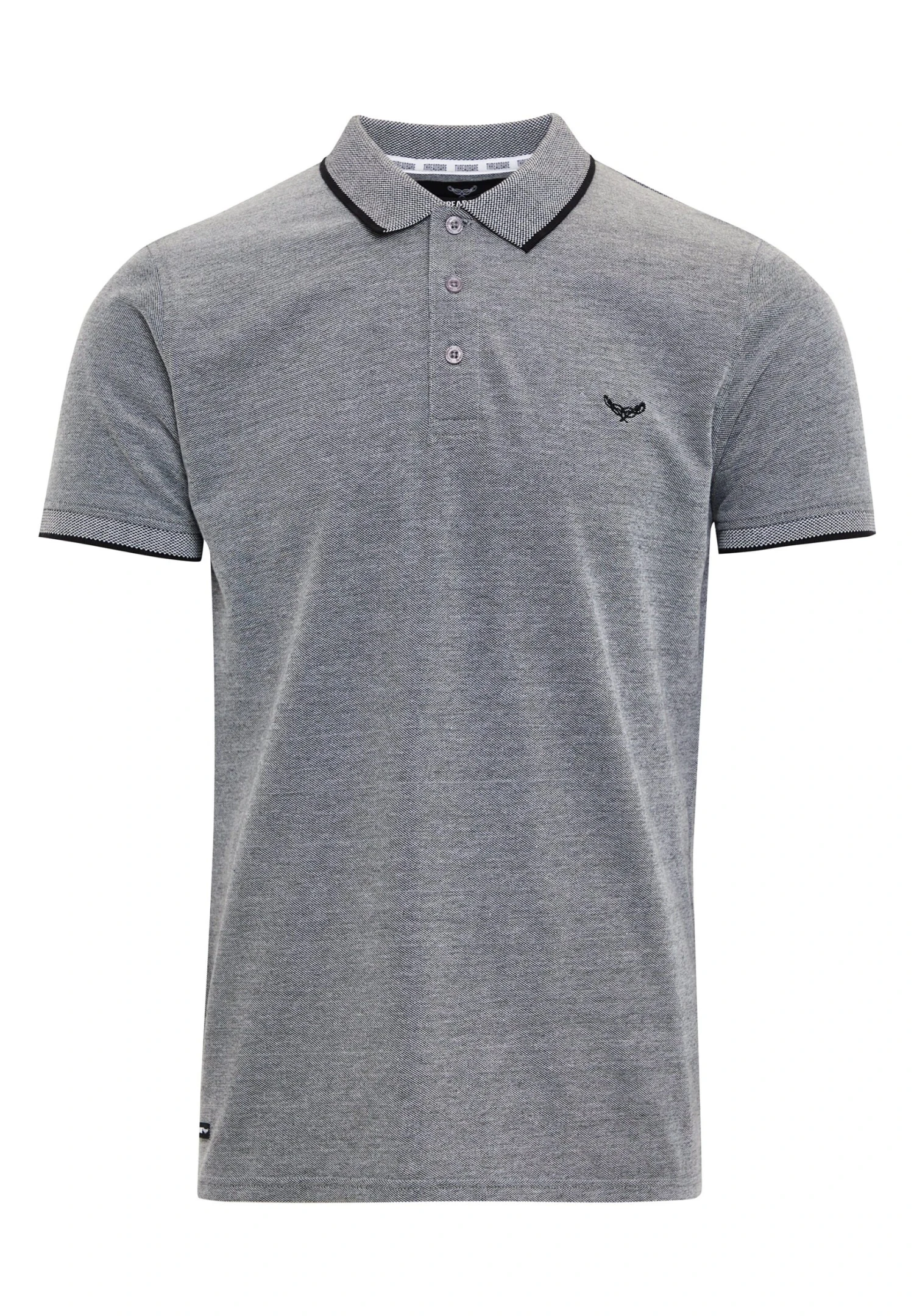 Threadbare Thb Kincaid - Poloshirt - Grey Marl 7 Threadbare Thb Kincaid - Poloshirt - Grey Marl - Afbeelding 5
