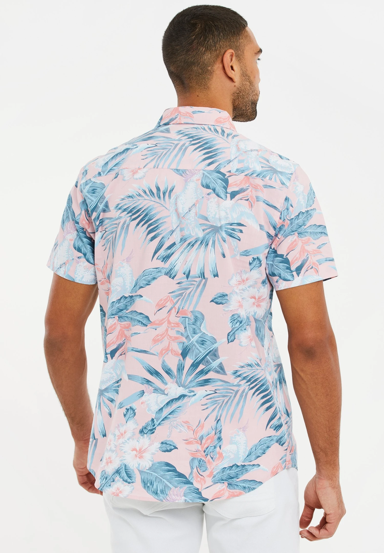 Threadbare Thbtropical - Overhemd - Pink 5 Threadbare Thbtropical - Overhemd - Pink - Afbeelding 3