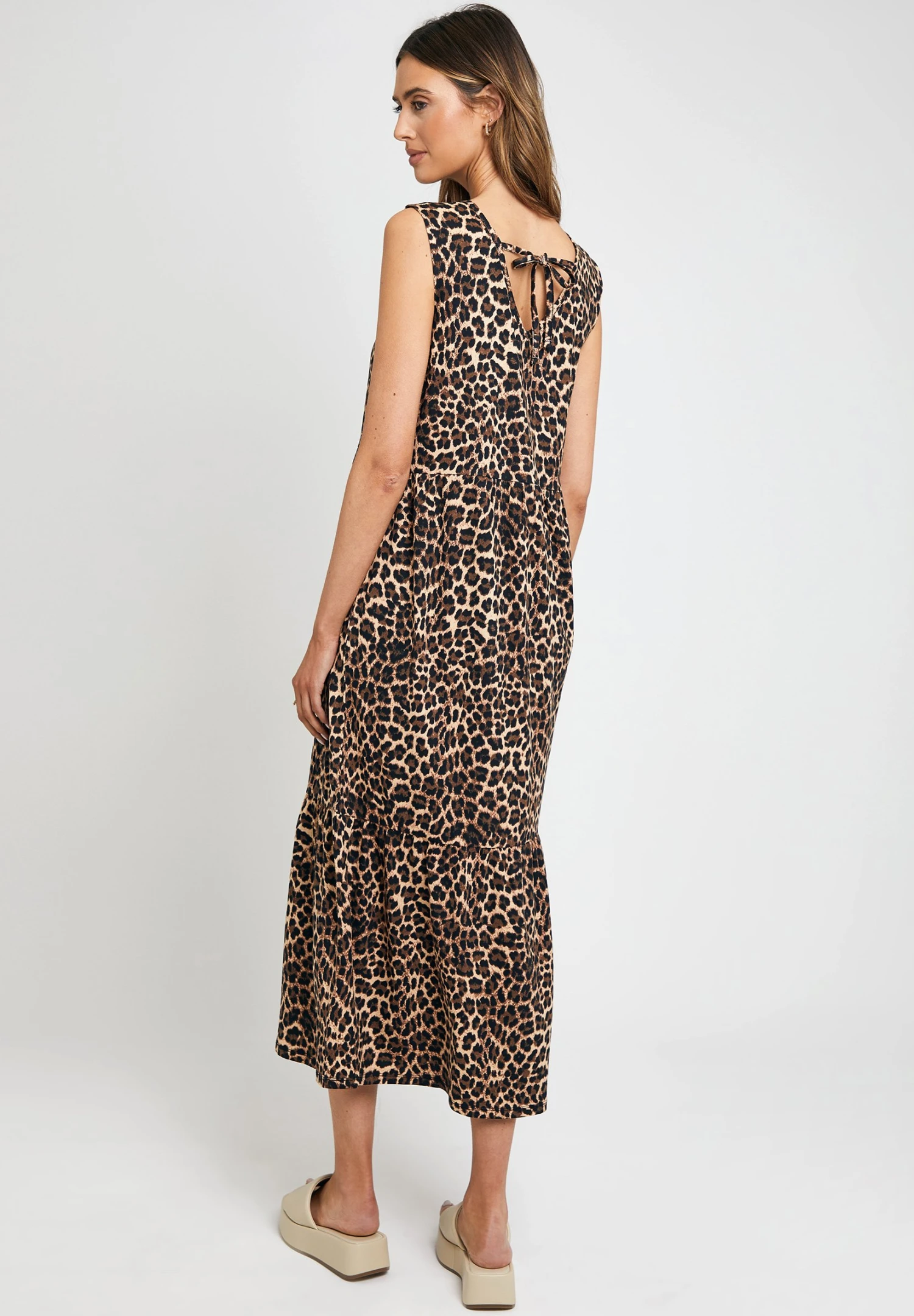 Threadbare Byers Tiered - Jerseyjurk - Leopard 5 Threadbare Byers Tiered - Jerseyjurk - Leopard - Afbeelding 3