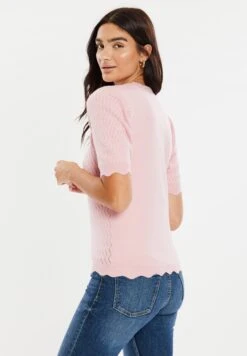 Threadbare Thb Auckland Pointelle - T-Shirt Basic - Blush 9 Threadbare Thb Auckland Pointelle - T-Shirt Basic - Blush -eleanor & daniel 8716d6ad93b54abb88518ebc4d3e6772