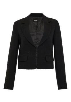 Threadbare Thb Kallithea Boucle - Blazer - Black -eleanor & daniel 8979b9dc65ba46669f9ef9b385bff7d2