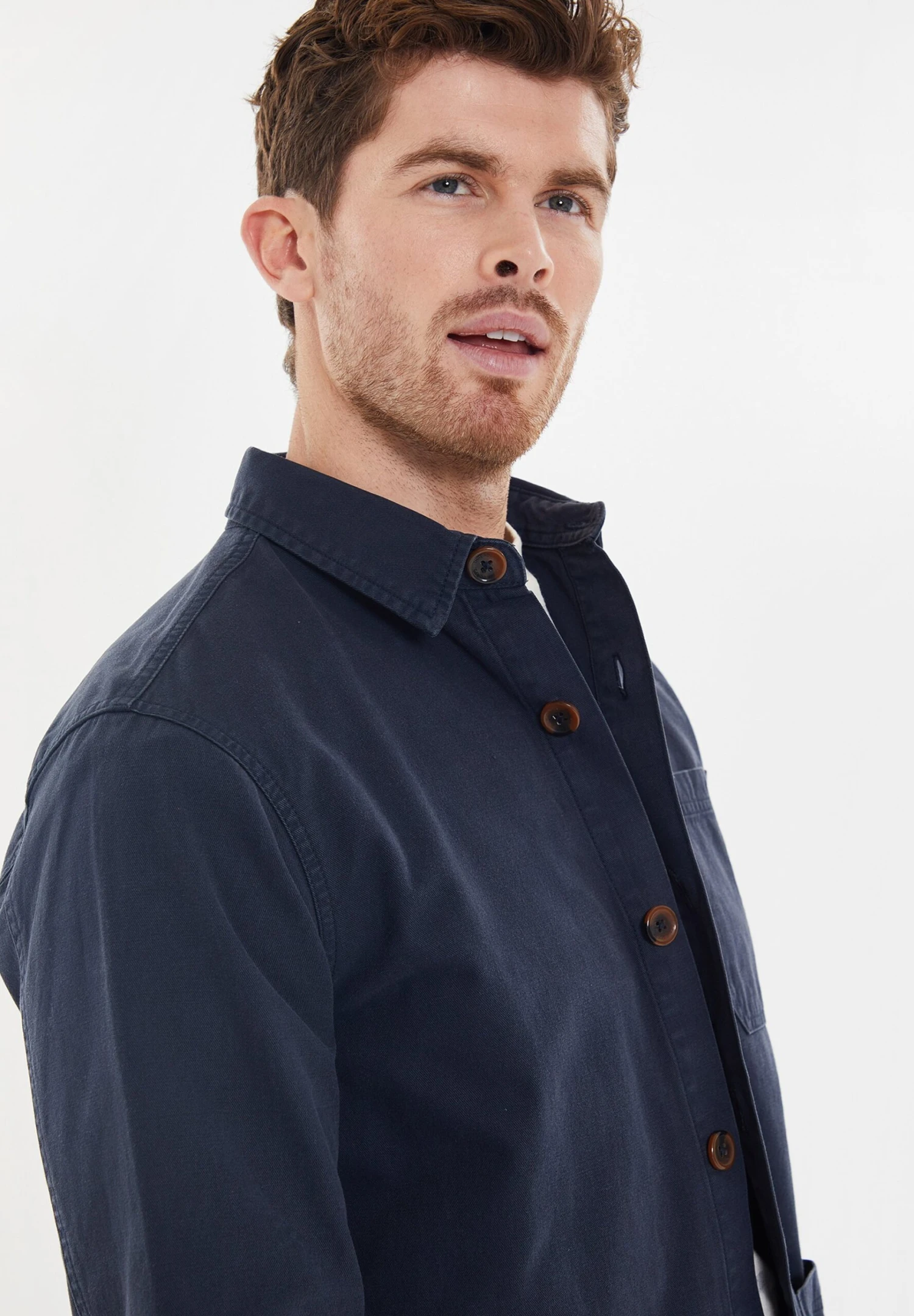 Threadbare Thb Shacket Sunter - Lichte Jas - Navy 6 Threadbare Thb Shacket Sunter - Lichte Jas - Navy - Afbeelding 4