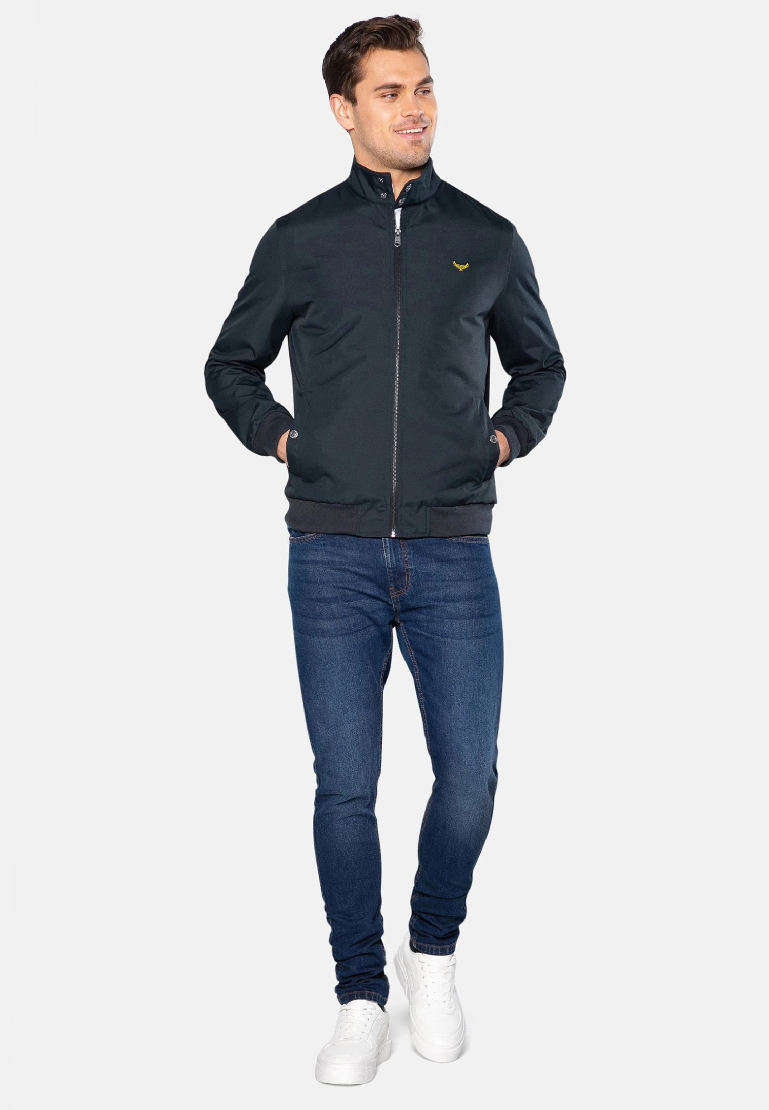 Threadbare Rothbury - Bomberjacks - Navy 4 Threadbare Rothbury - Bomberjacks - Navy - Afbeelding 2