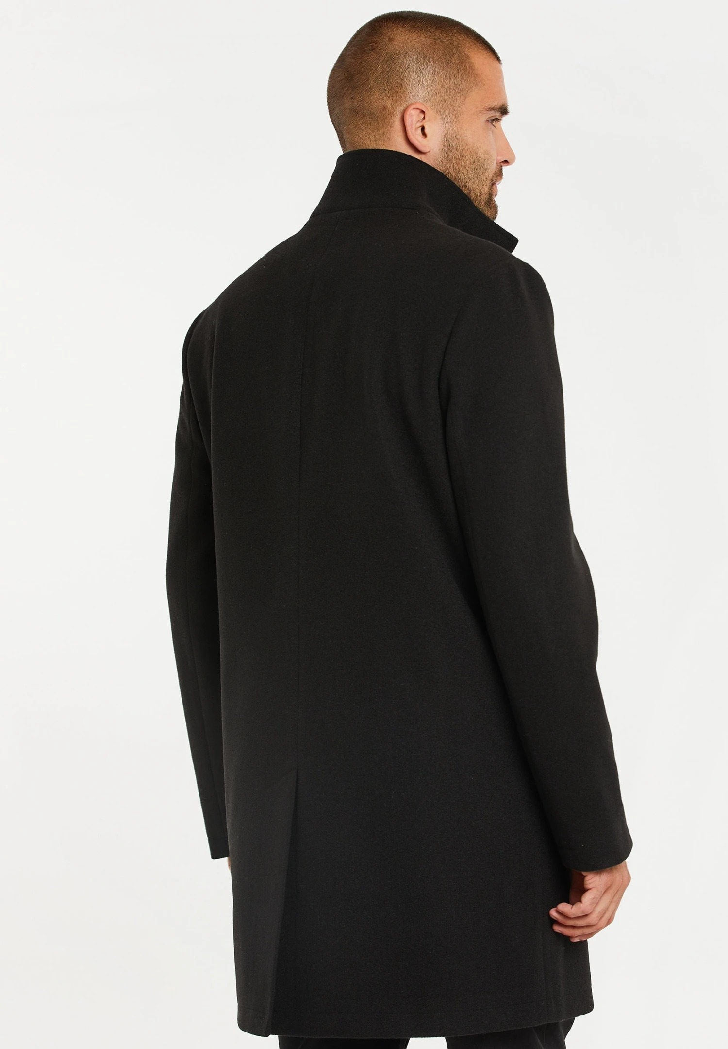 Threadbare Mantel - Black 5 Threadbare Mantel - Black - Afbeelding 3