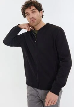 Threadbare Thb Jeter - Sweater Met Rits - Black