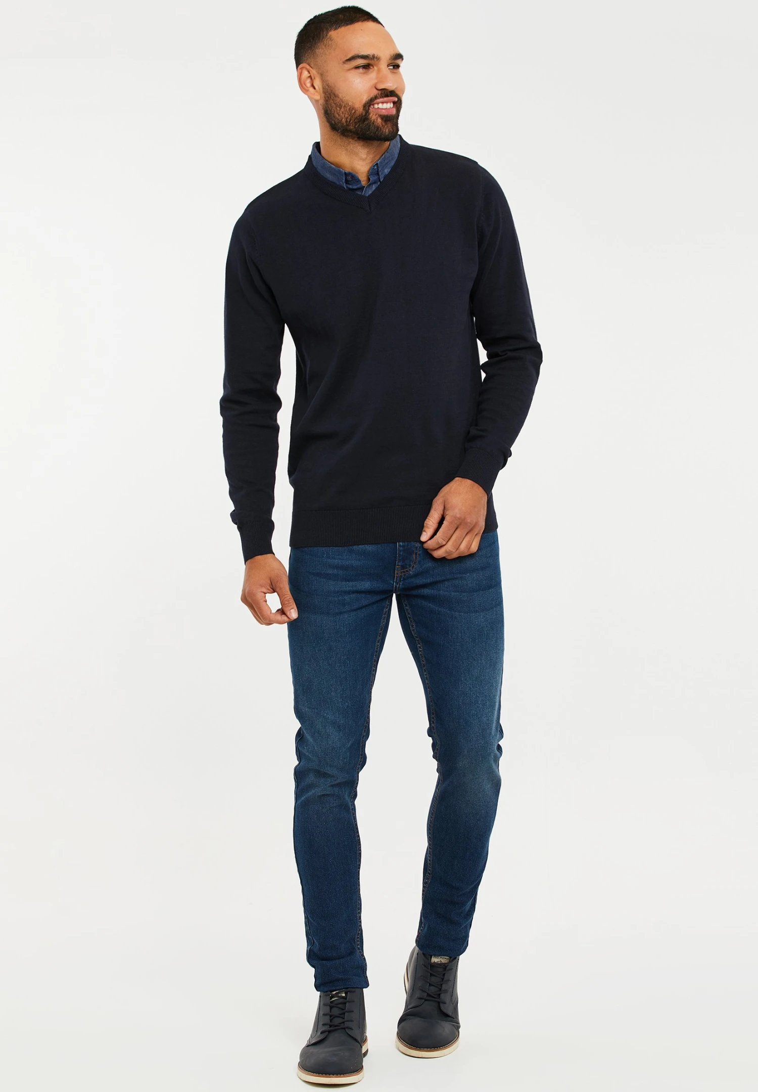 Threadbare Panda - Trui - Navy 4 Threadbare Panda - Trui - Navy - Afbeelding 2