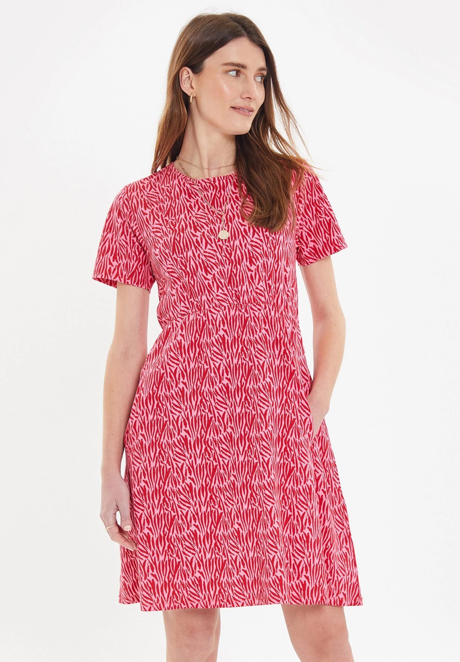 Threadbare With Pockets - Jurk - Pink Zebra 3 Threadbare With Pockets - Jurk - Pink Zebra