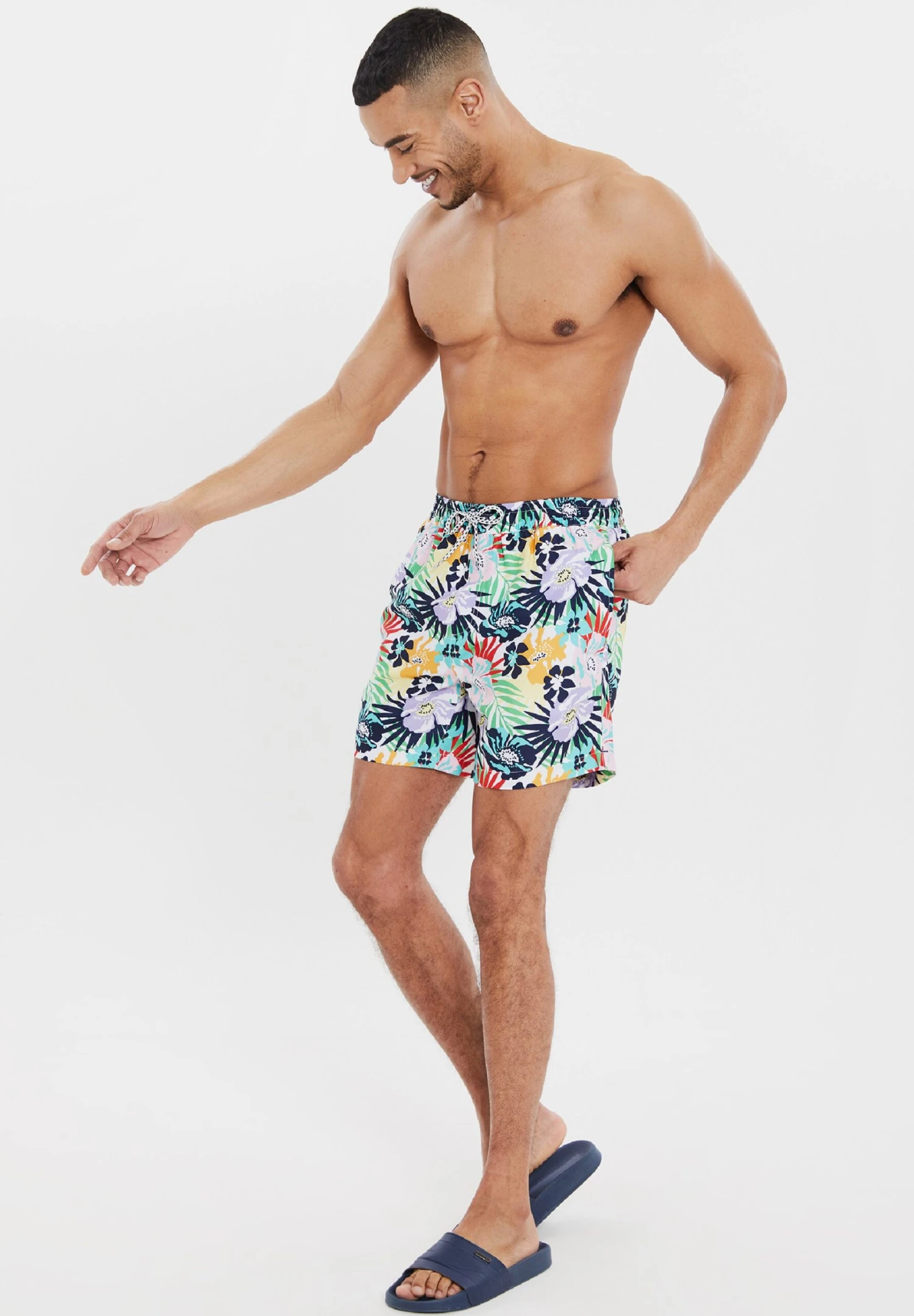 Threadbare Brava - Zwemshorts - Off White 4 Threadbare Brava - Zwemshorts - Off White - Afbeelding 2