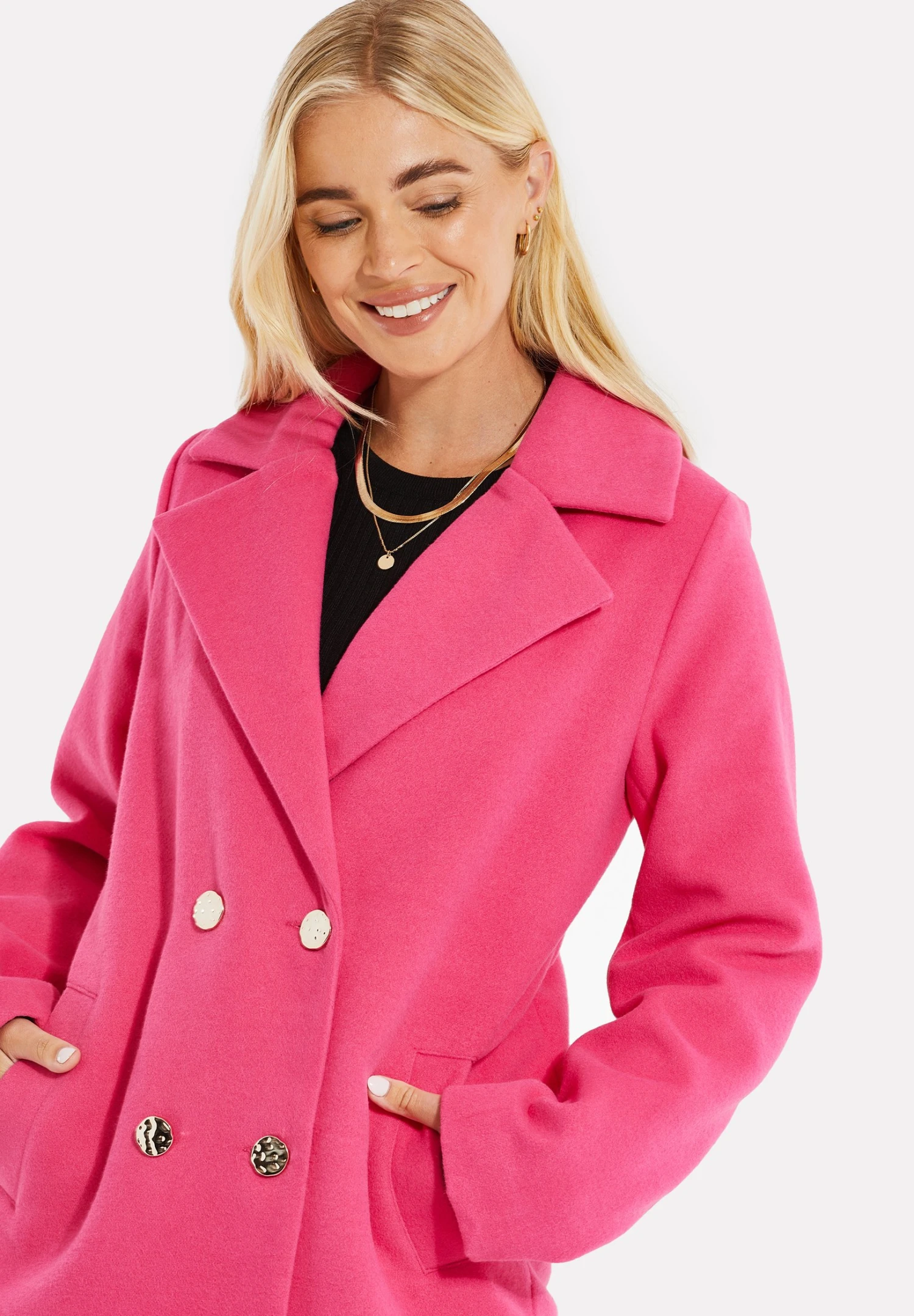 Threadbare Marley Formal- Mantel - Pink 6 Threadbare Marley Formal- Mantel - Pink - Afbeelding 4