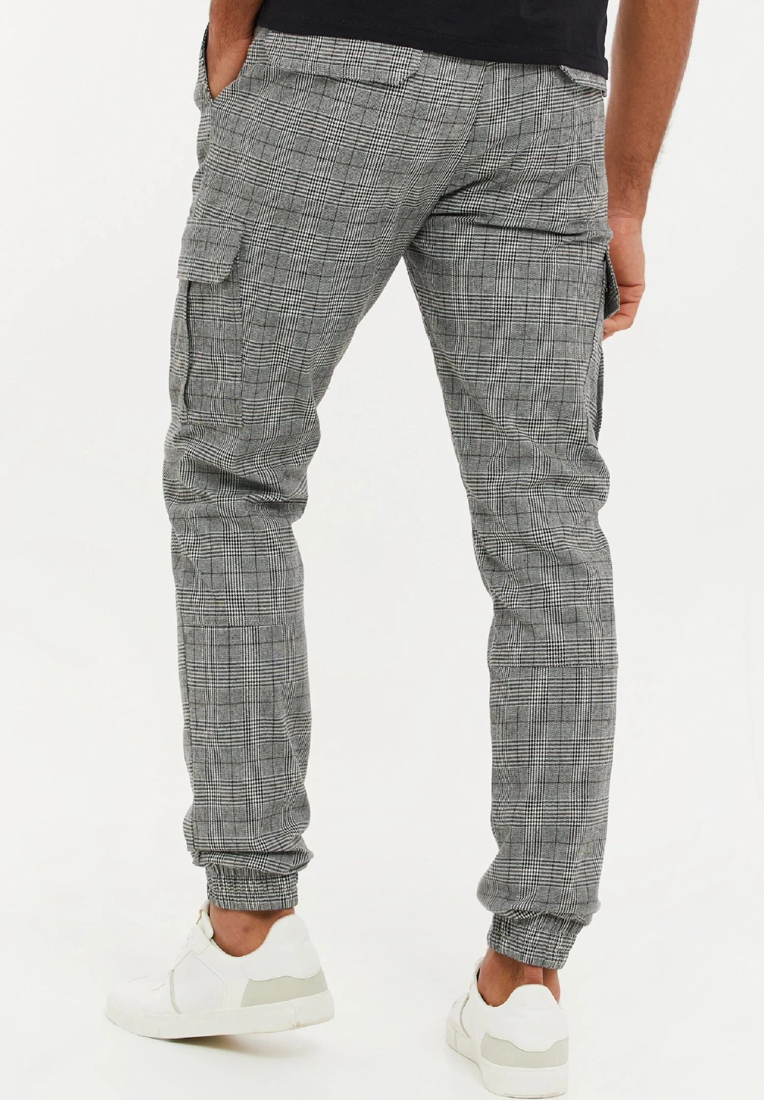 Threadbare Cargobroek - Grey Check 5 Threadbare Cargobroek - Grey Check - Afbeelding 3