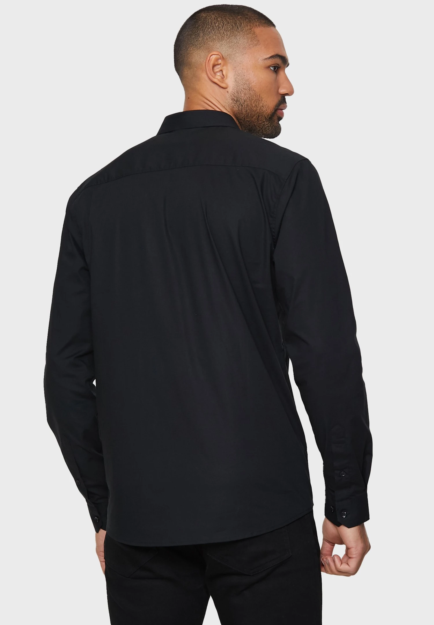 Threadbare Olly Luxe - Zakelijk Overhemd - Schwarz 5 Threadbare Olly Luxe - Zakelijk Overhemd - Schwarz - Afbeelding 3