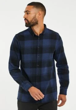 Threadbare L/Slv Cortona - Overhemd - Navy