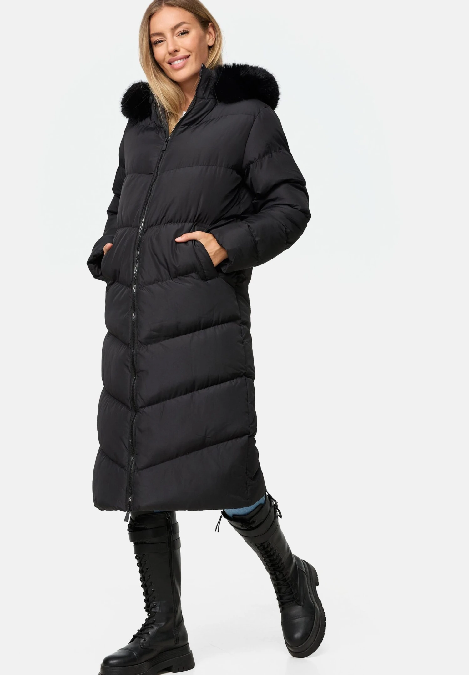 Threadbare Lazuli- Winterjas - Black 4 Threadbare Lazuli- Winterjas - Black - Afbeelding 2