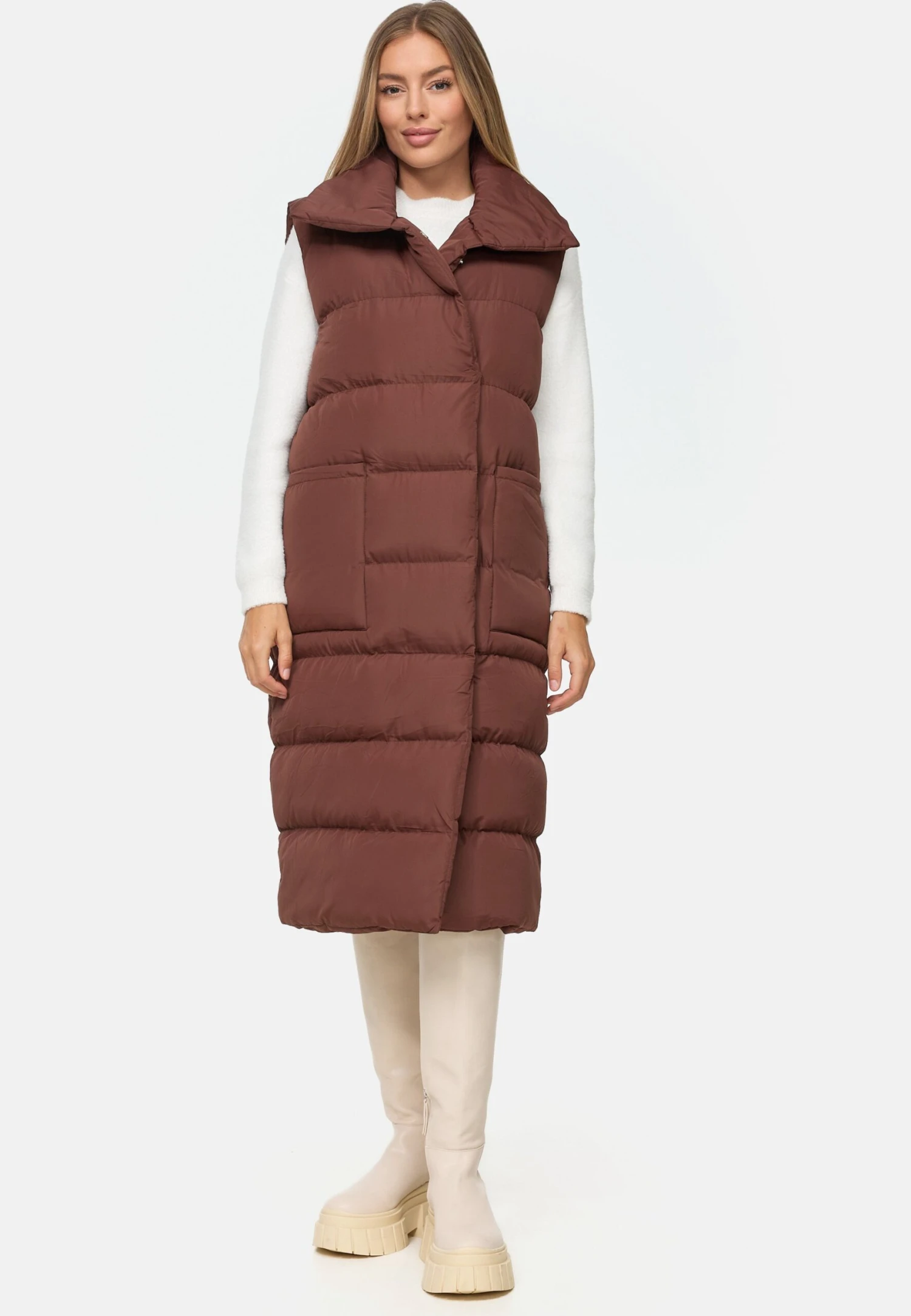 Threadbare Reflex- Bodywarmer - Bitter/Choc 4 Threadbare Reflex- Bodywarmer - Bitter/Choc - Afbeelding 2