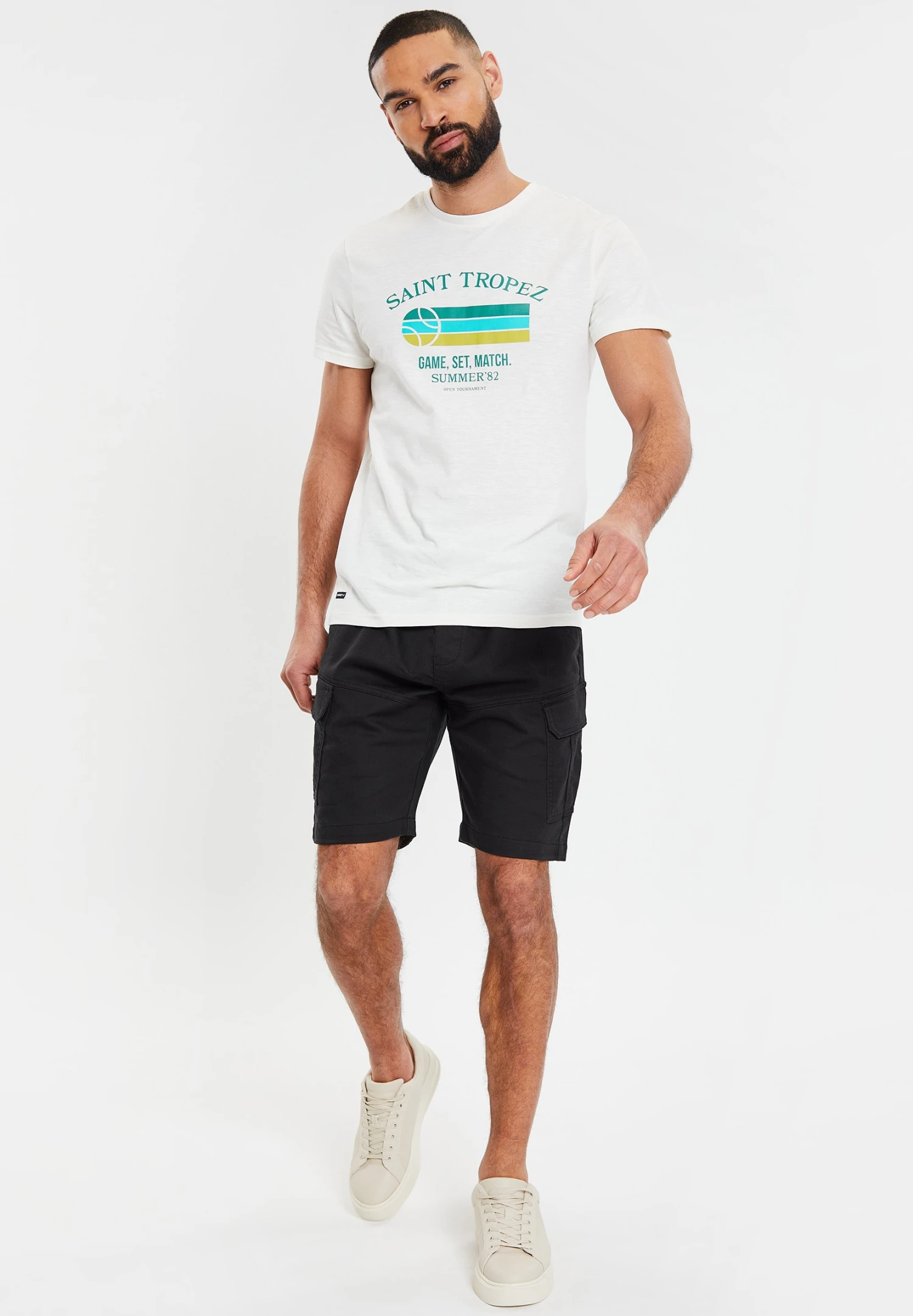 Threadbare Rocky - Shorts - Black 4 Threadbare Rocky - Shorts - Black - Afbeelding 2