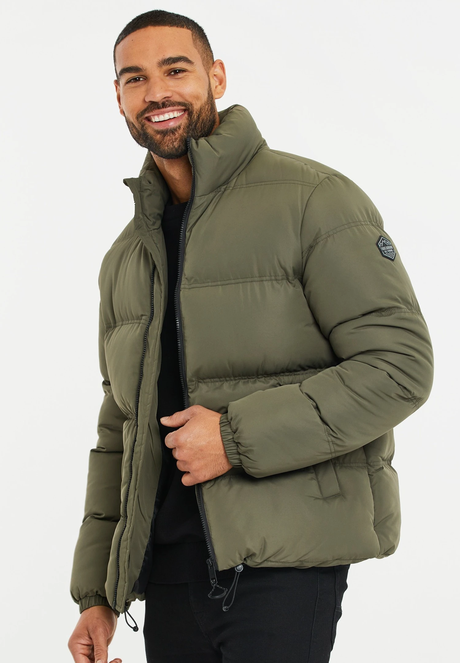 Threadbare Winterjas - Khaki 3 Threadbare Winterjas - Khaki