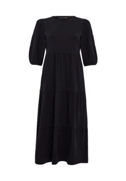 Threadbare Finn Midi Tiered - Jurk - Black -eleanor & daniel 9cde9403cd0444e2829879b9192f6ddd