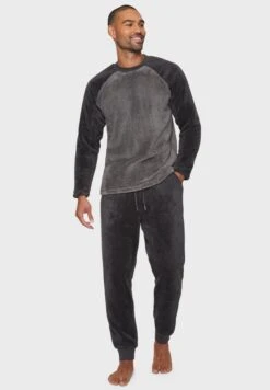 Threadbare Set - Fleece Trui - Charcoal