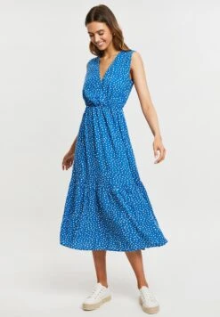 Threadbare Thb Midi Thunder - Jurk - Blue