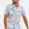 Threadbare Thbtropical - Overhemd - Pink -eleanor & daniel 9e974c5e01ee44dfa8f92aeb8b478433