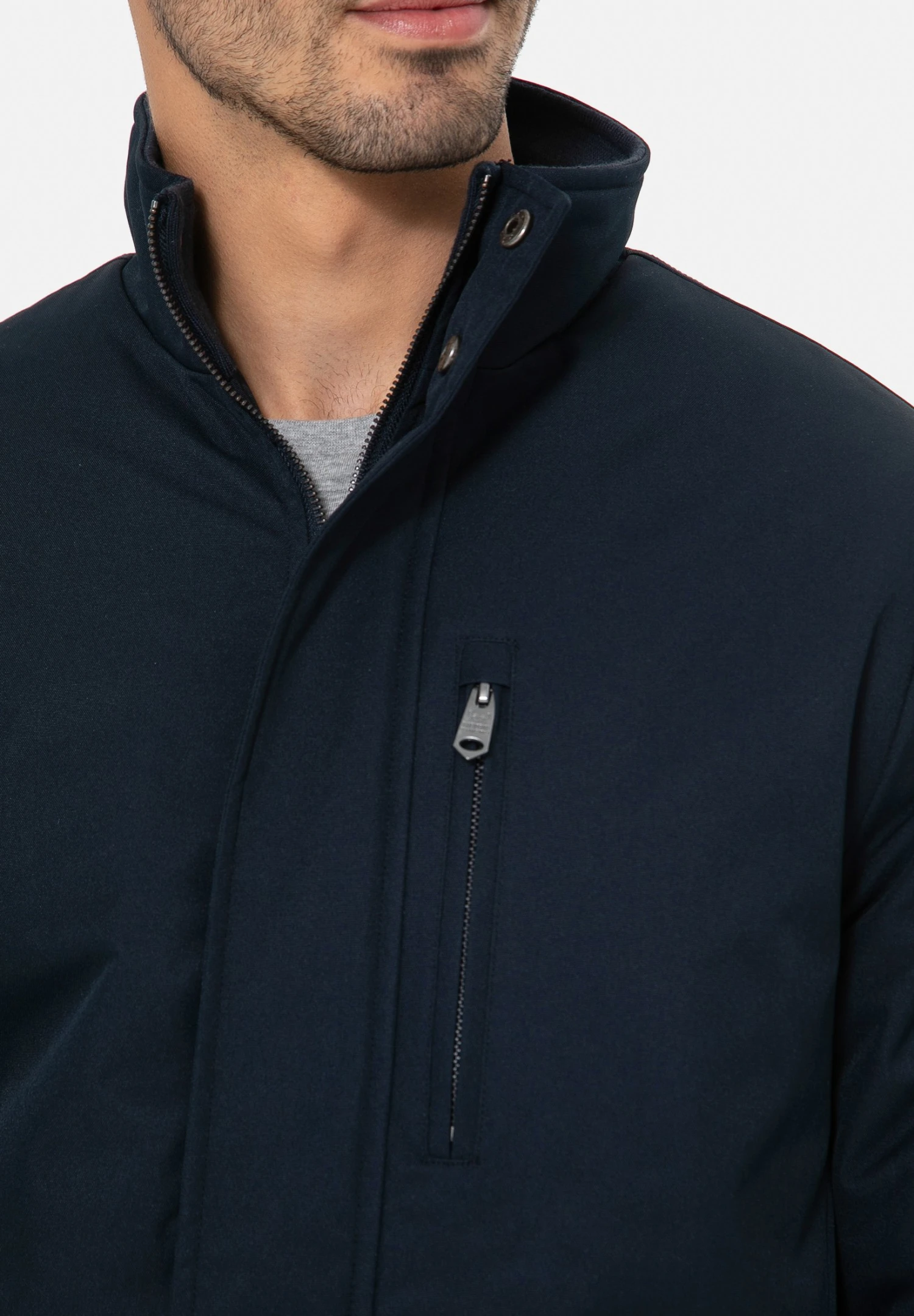 Threadbare Broxburn - Jas - Navy 6 Threadbare Broxburn - Jas - Navy - Afbeelding 4