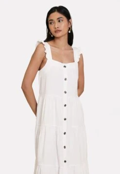 Threadbare Oak Flutter - Blousejurk - White 10 Threadbare Oak Flutter - Blousejurk - White -eleanor & daniel a12d351b750e41e9982d0e5b8ae50754