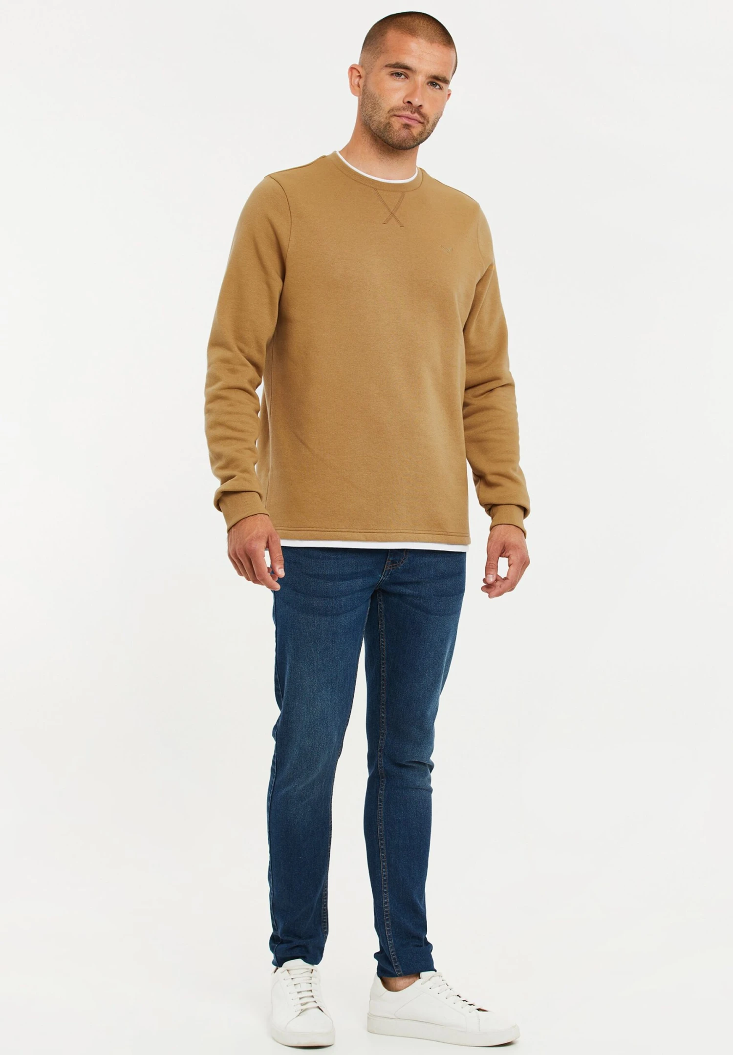 Threadbare Crew Kisele - Sweater - Camel 4 Threadbare Crew Kisele - Sweater - Camel - Afbeelding 2