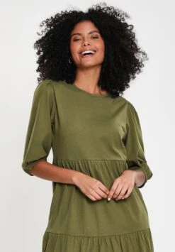 Threadbare Finn Midi Tiered - Jurk - Olive 9 Threadbare Finn Midi Tiered - Jurk - Olive -eleanor & daniel a35ea229cbc741cd8e641e9f7a81a2c8