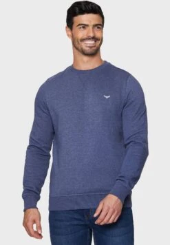 Threadbare Crew Satsuma - Sweater - Denim Marl