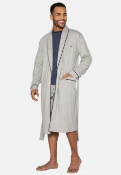 Threadbare Virgo - Badjas - Grau