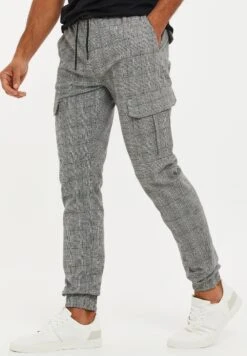 Threadbare Cargobroek - Grey Check