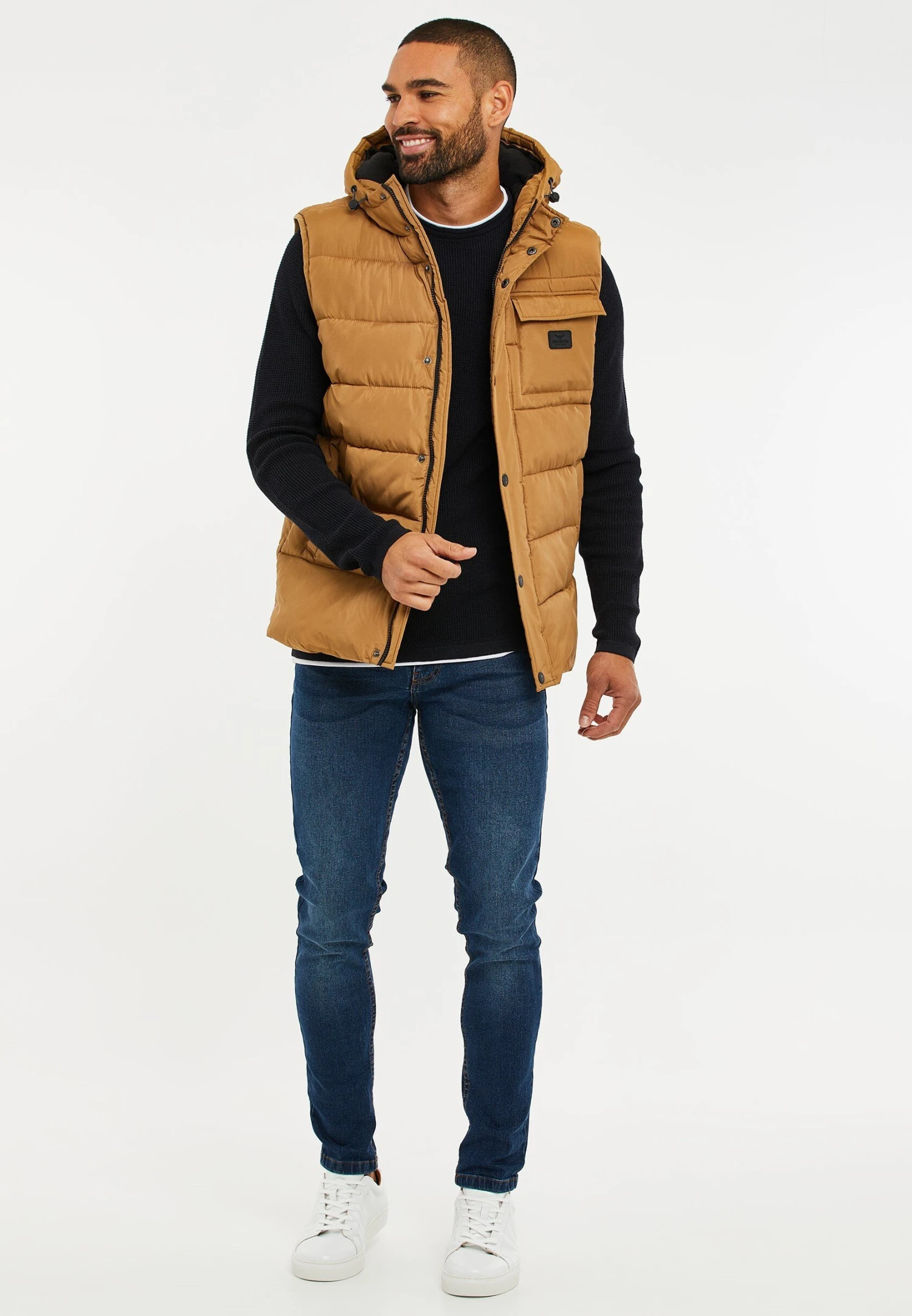 Threadbare Bodywarmer - Camel 4 Threadbare Bodywarmer - Camel - Afbeelding 2
