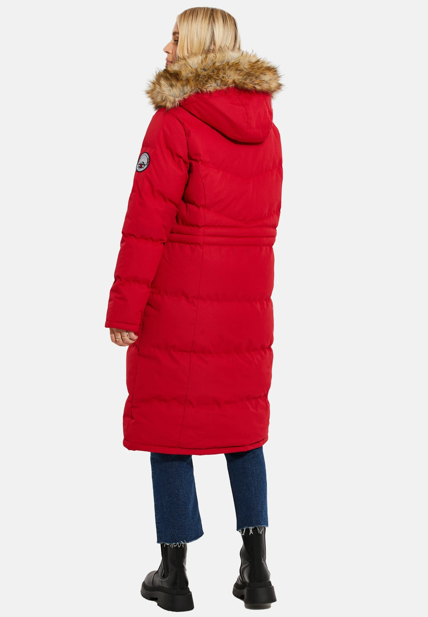 Threadbare Arnie- Winterjas - Red 5 Threadbare Arnie- Winterjas - Red - Afbeelding 3