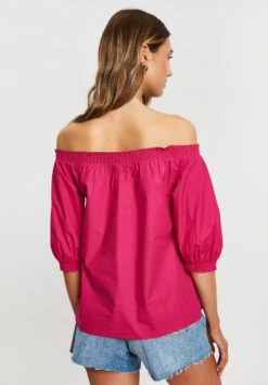Threadbare Hotel Bandeau - Blouse - Pink -eleanor & daniel aefc5db0834e4e5b8d4e2933d028a89c