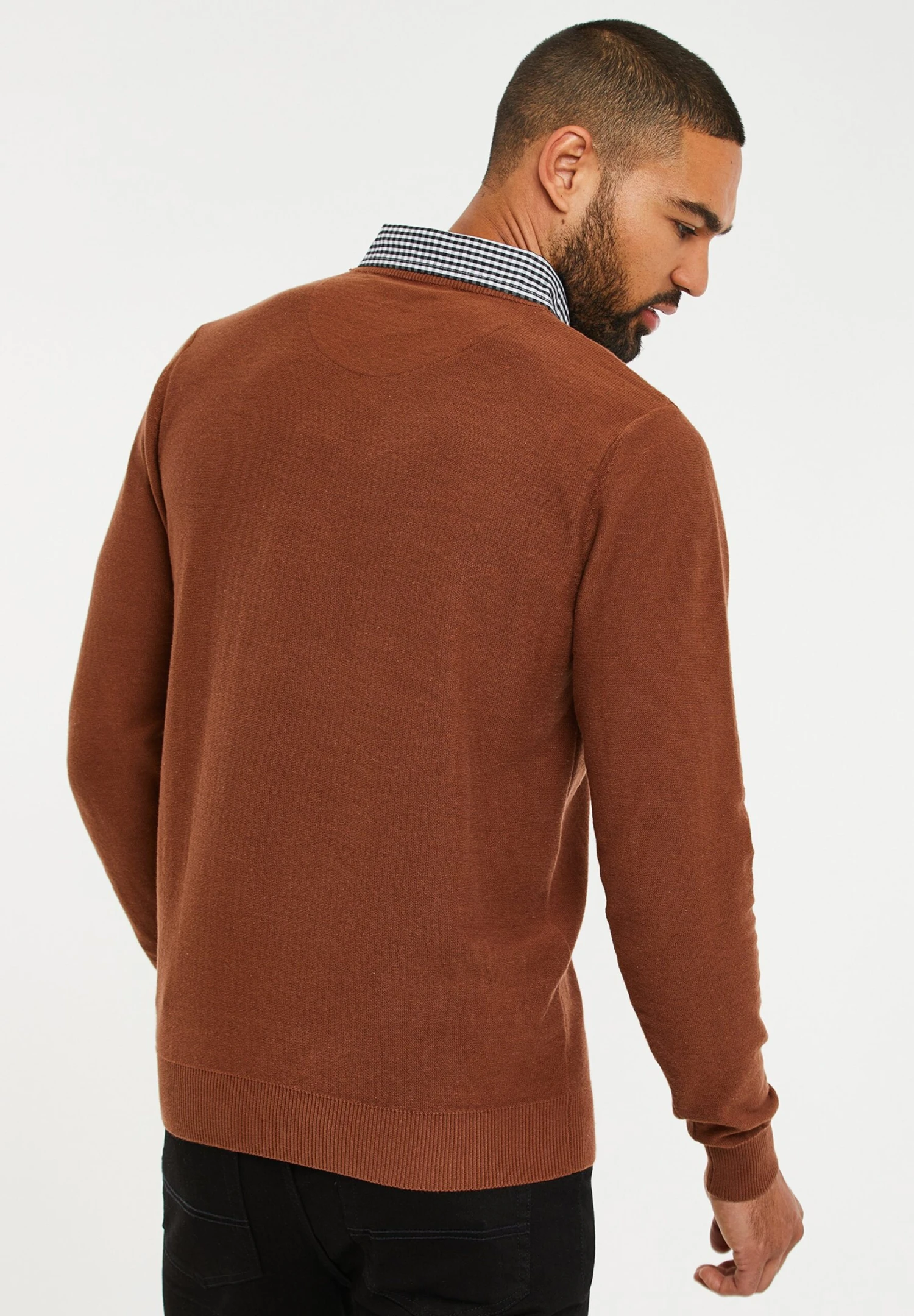 Threadbare Andy - Trui - Auburn 5 Threadbare Andy - Trui - Auburn - Afbeelding 3