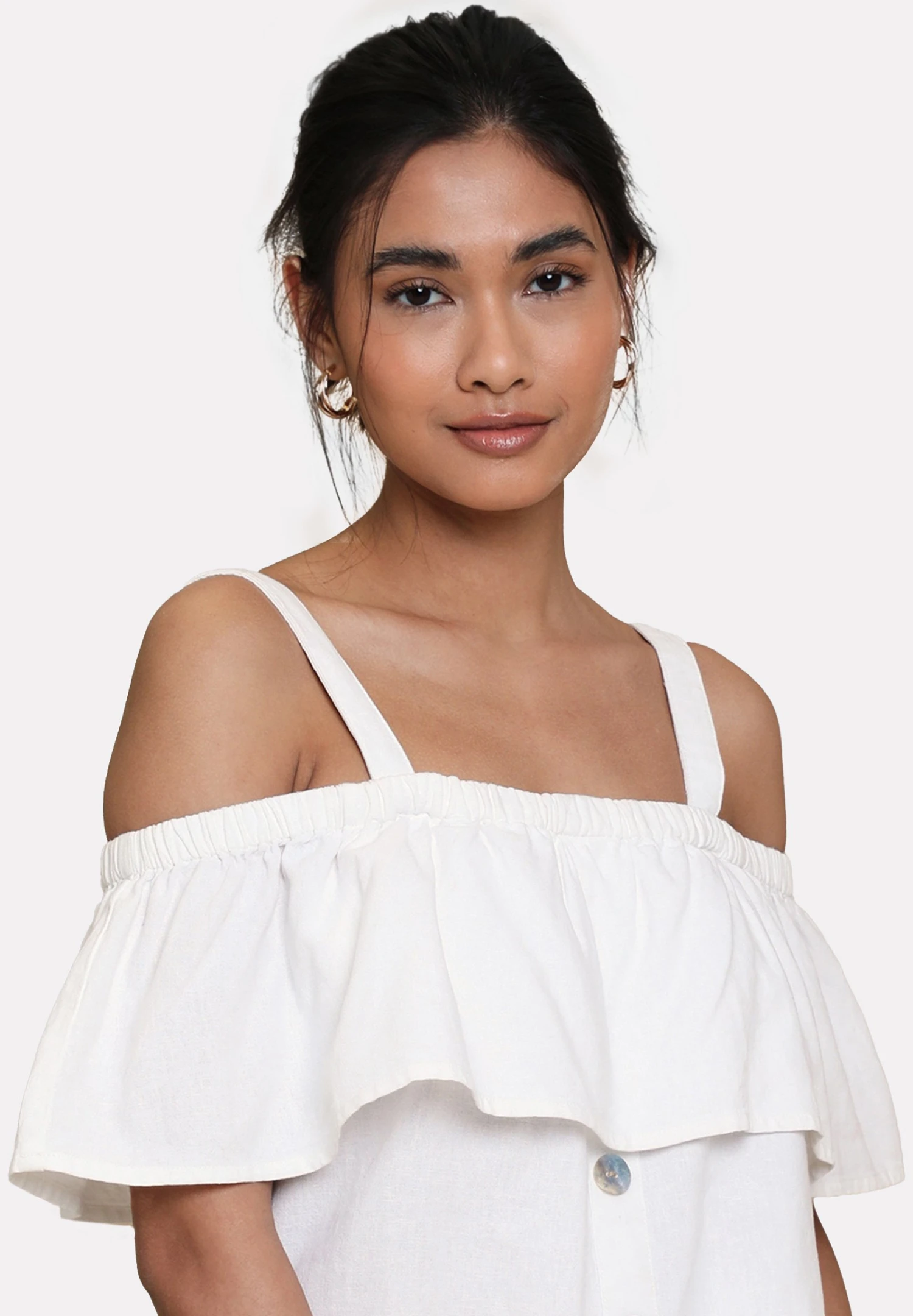 Threadbare Thb Aspen Bardot - Blouse - White 6 Threadbare Thb Aspen Bardot - Blouse - White - Afbeelding 4