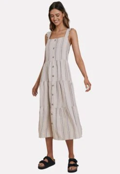 Threadbare Oak Flutter - Blousejurk - Natural