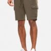 Threadbare Hunter - Shorts - Dunkelgrün -eleanor & daniel b42238a5257e41db8000b91afab5c6f0