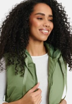 Threadbare Bodywarmer - Grün -eleanor & daniel b42a40e63eb04e38936cab663f5715de