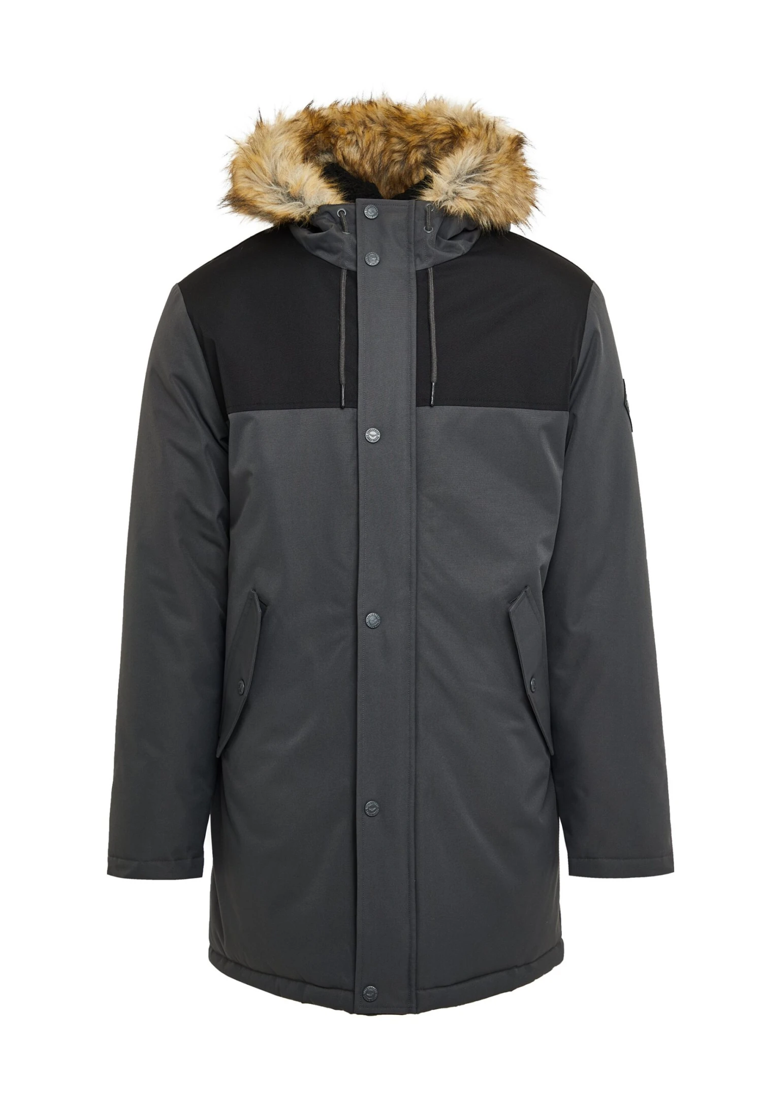 Threadbare Parkston - Winterjas - BlackCharcoal 7 Threadbare Parkston - Winterjas - BlackCharcoal - Afbeelding 5