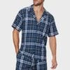 Threadbare Loungewear Temple - Pyjamashirt - Navy / Green Check 2 Threadbare Loungewear Temple - Pyjamashirt - Navy / Green Check -eleanor & daniel b5bb31bcef004f18a6d51a05c91cabbb