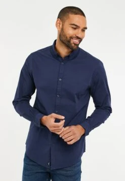 Threadbare Dapper - Overhemd - Navy