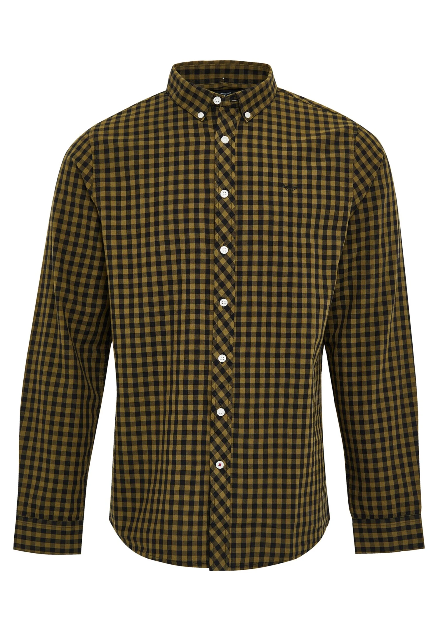 Threadbare Luca - Overhemd - Gingham Uniform Green Check 7 Threadbare Luca - Overhemd - Gingham Uniform Green Check - Afbeelding 5