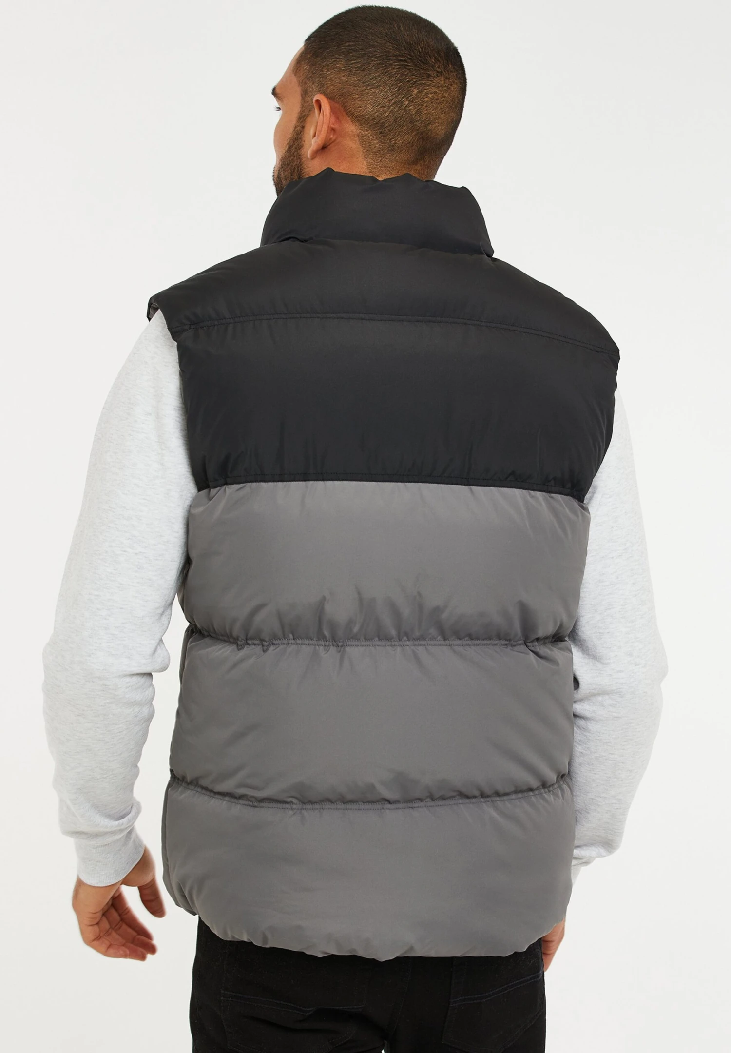 Threadbare Lethame - Bodywarmer - Black Slate 5 Threadbare Lethame - Bodywarmer - Black Slate - Afbeelding 3