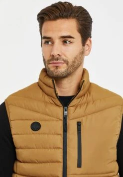 Threadbare Thbhunnigan - Bodywarmer - Camel -eleanor & daniel b734b71beff44b89985c3253651a7aa5